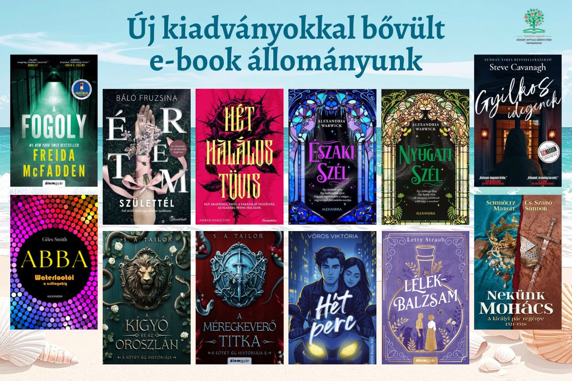 Újdonságok e-book állományunkban