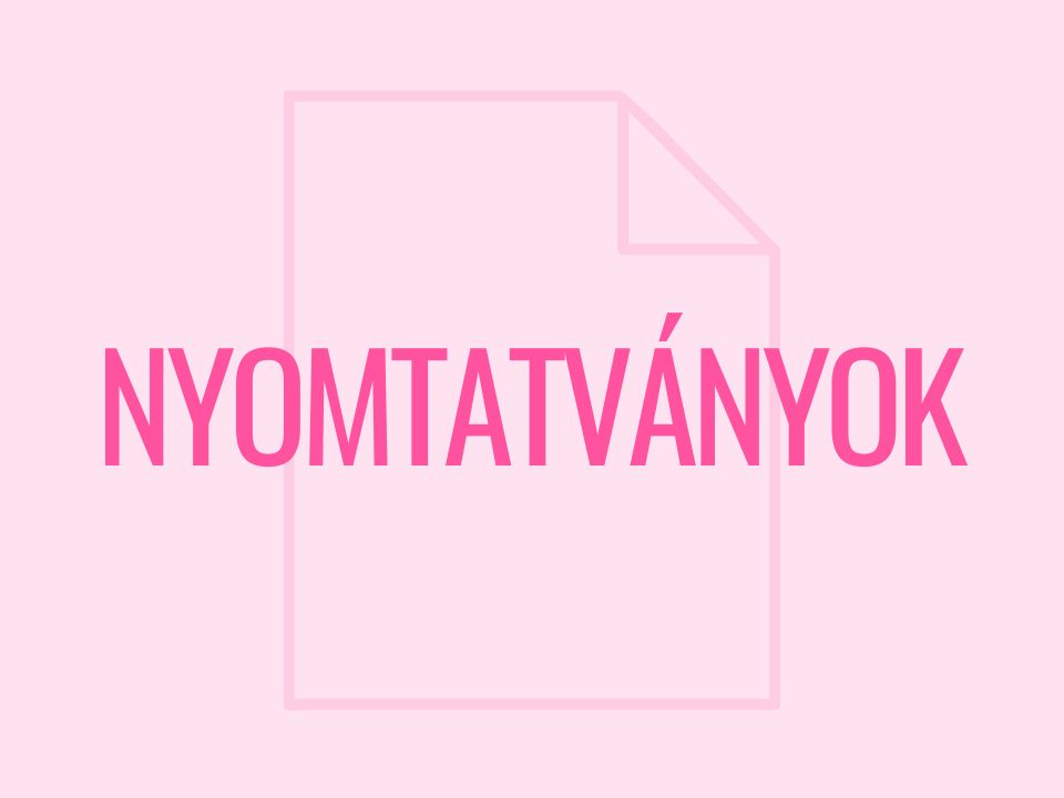 nyomtatvanyok
