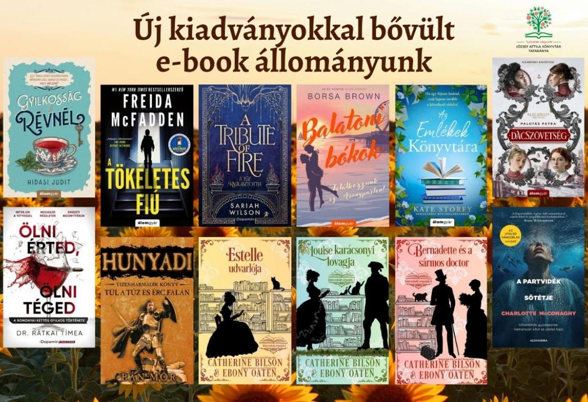 Újdonságok e-book állományunkban