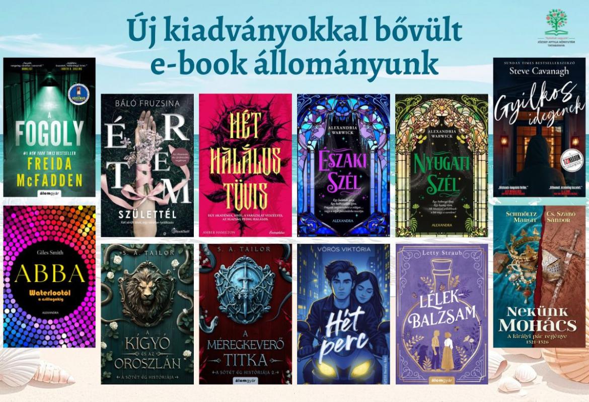 Újdonságok e-book állományunkban