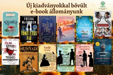 Újdonságok e-book állományunkban